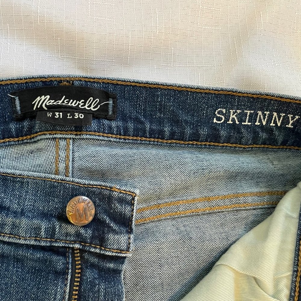 Men's Skinny Jeans by Madewell 31 x 30 - Picture 2 of 5